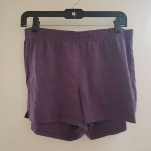 |Champion|purple soft shorts |sz med